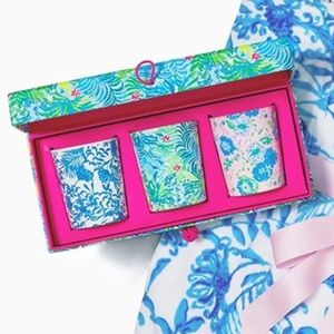 New Lilly Pulitzer GWP candle set